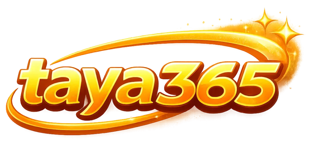 Taya365 gaming logo with golden stars