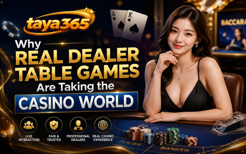 real dealer table games